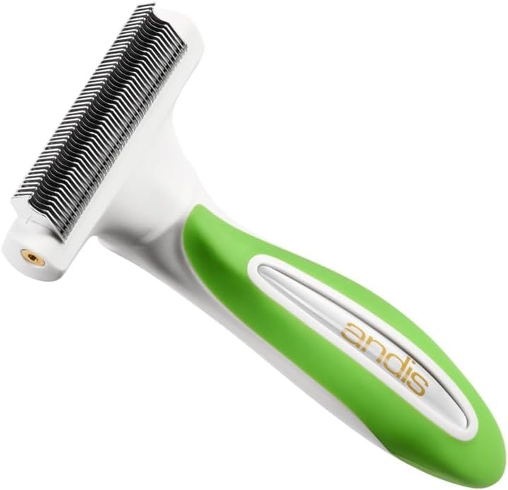 Andis Premium Fine-Tooth Deshedding Rake – Black