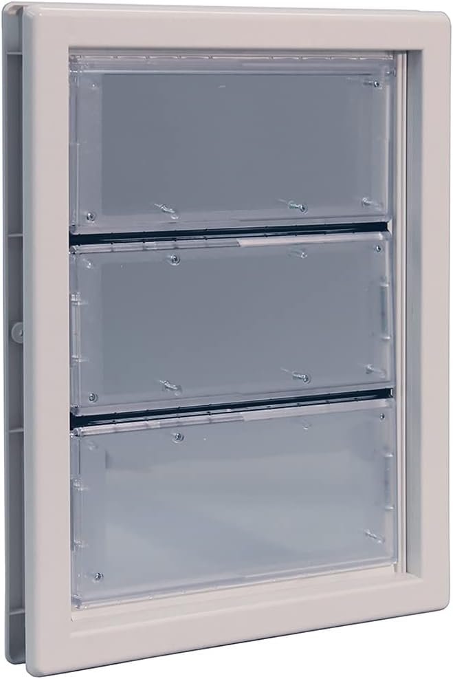 Ideal Pet Products Air Seal Pet Door with Telescoping Frame, Large, 10.25″ x 15.75″ Flap Size