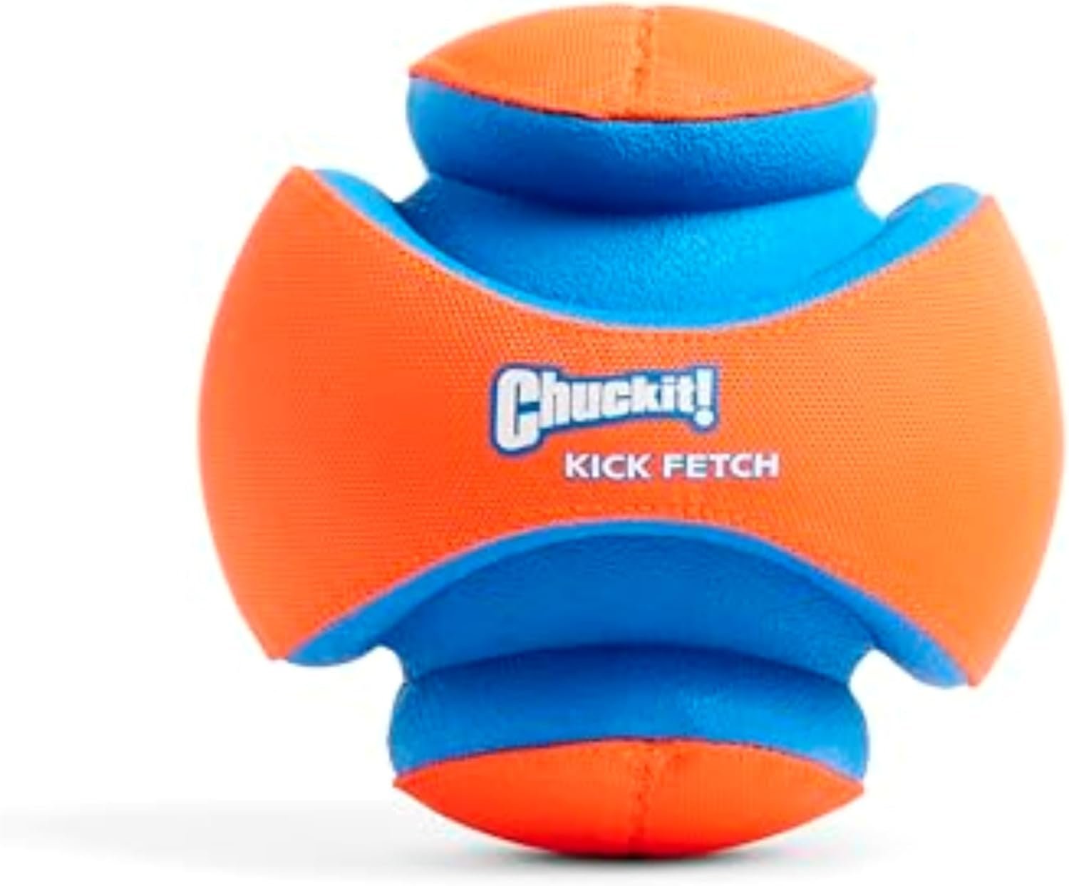 Chuckit! Kick Fetch Ball Dog Toy – Floats in Water – Perfect for Interactive Play – Made with Durable Rubber and Foam – For Large Dogs – Size Large – 8-inch Diameter – Pack of 1