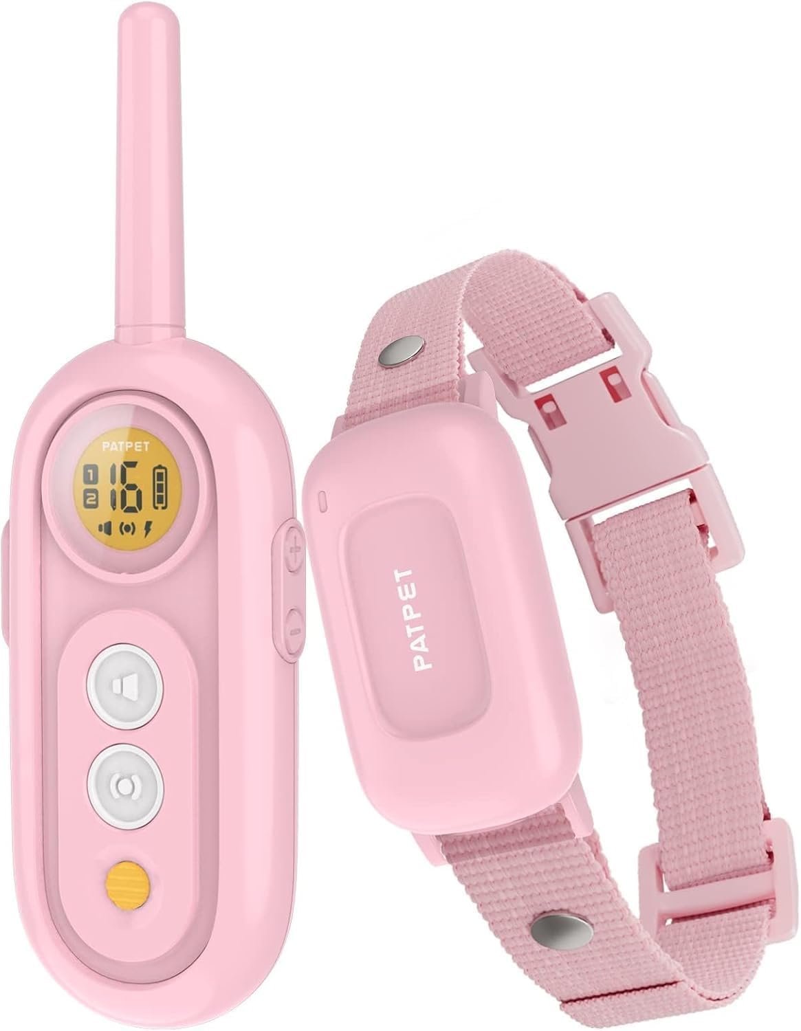 PATPET Dog Shock Collar for Medium Dogs- Dog Training Collar with Remote, Shock Collar for Small Dogs 10-100lbs, Rechargeable IPX7 Waterproof with Beep Vibration Shock Modes