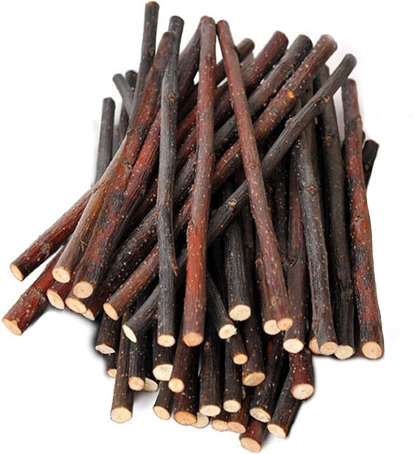 SunGrow Apple Sticks, Wood Chew Treats for Rabbits, Chinchillas, Bunny, Hamster, Squirrel, Guinea Pigs, Small Animals Teeth Grinding 100g (3.5 oz)