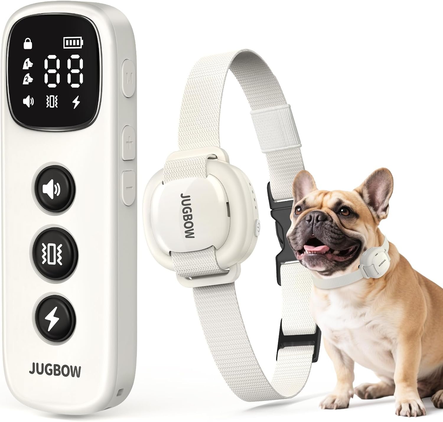 Jugbow Shock Collar for Small Dogs – 4200FT Dog Training Collar with Remote for 5-30lbs Mini Small Dogs, IPX8-Waterproof Rechargeable E-Collar with Beep (1-9), Vibration(1-3), Safe Shock(0-16)
