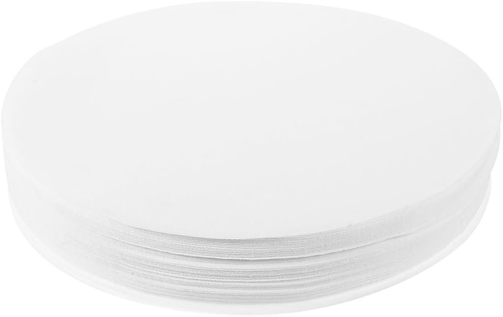 Abaodam 100Pcs Non-Woven Round Bird Cage Liners Absorbent Disposable Pads for Parrot and Small Animal Cages 12.59X12.59In Easy Clean Cage Bottom Cushions