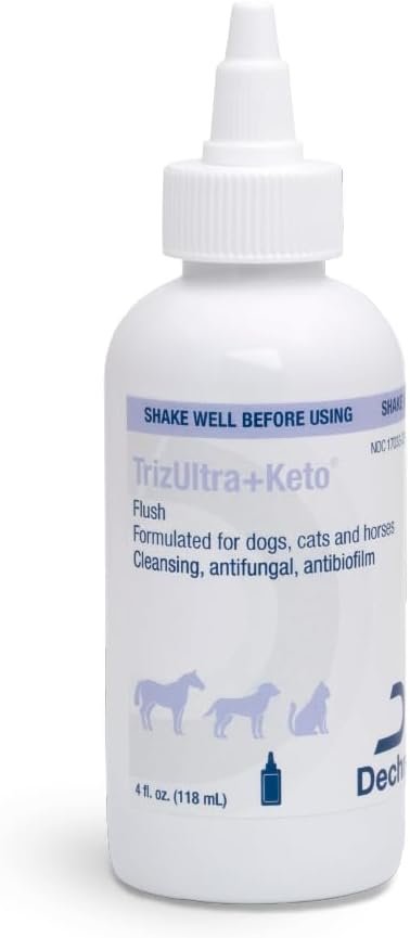 TrizUltra+Keto® Flush for Dogs, Cats and Horses, 4 Fl Oz | Cleansing, Antibiofilm; Packaging May Vary