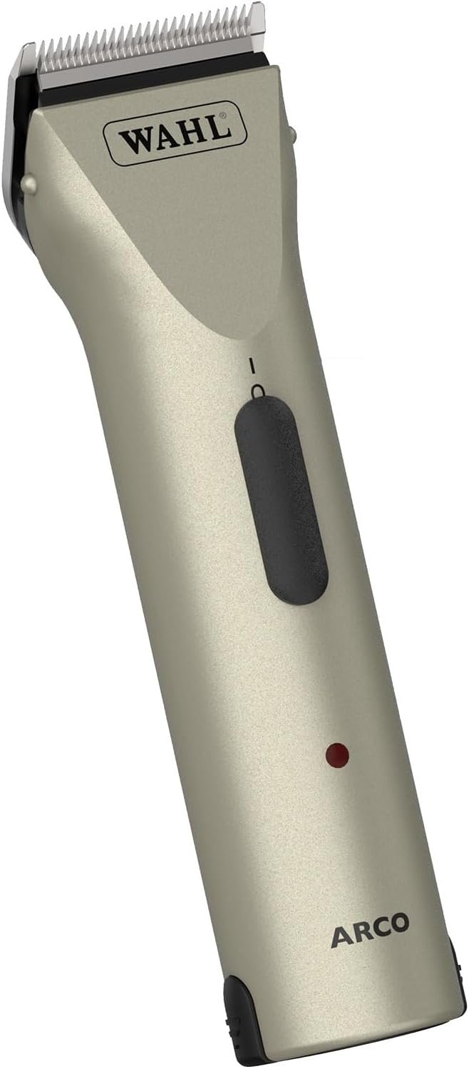 Wahl Professional Animal Arco Cordless Clipper Kit, 8786-452, Champagne | Professional-Grade Pet Clippers for Grooming, 5-in-1 Fine Adjustable Blade, Perfect for Cats and Small to Medium-Sized Dogs