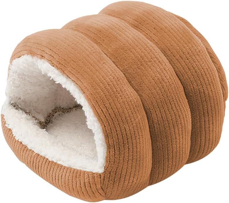 LOS ANDES Hamster Warm Bed House Hideout Soft Washable Mice, Rat Nest Small Animal House Cage Accessories for Mice, Sugar Glider,Gerbil