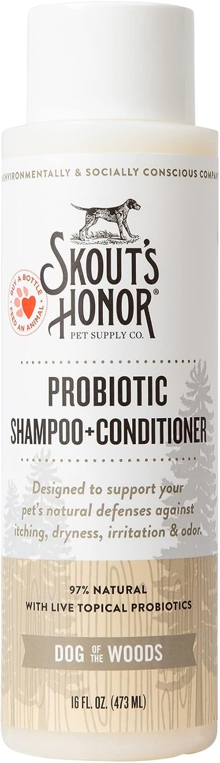 SKOUT’S HONOR Probiotic Dog Shampoo and Conditioner – DOTW, 16 oz