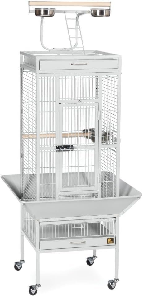 Prevue Pet Products Wrought Iron Select Bird Cage Pewter Hammertone 3151W