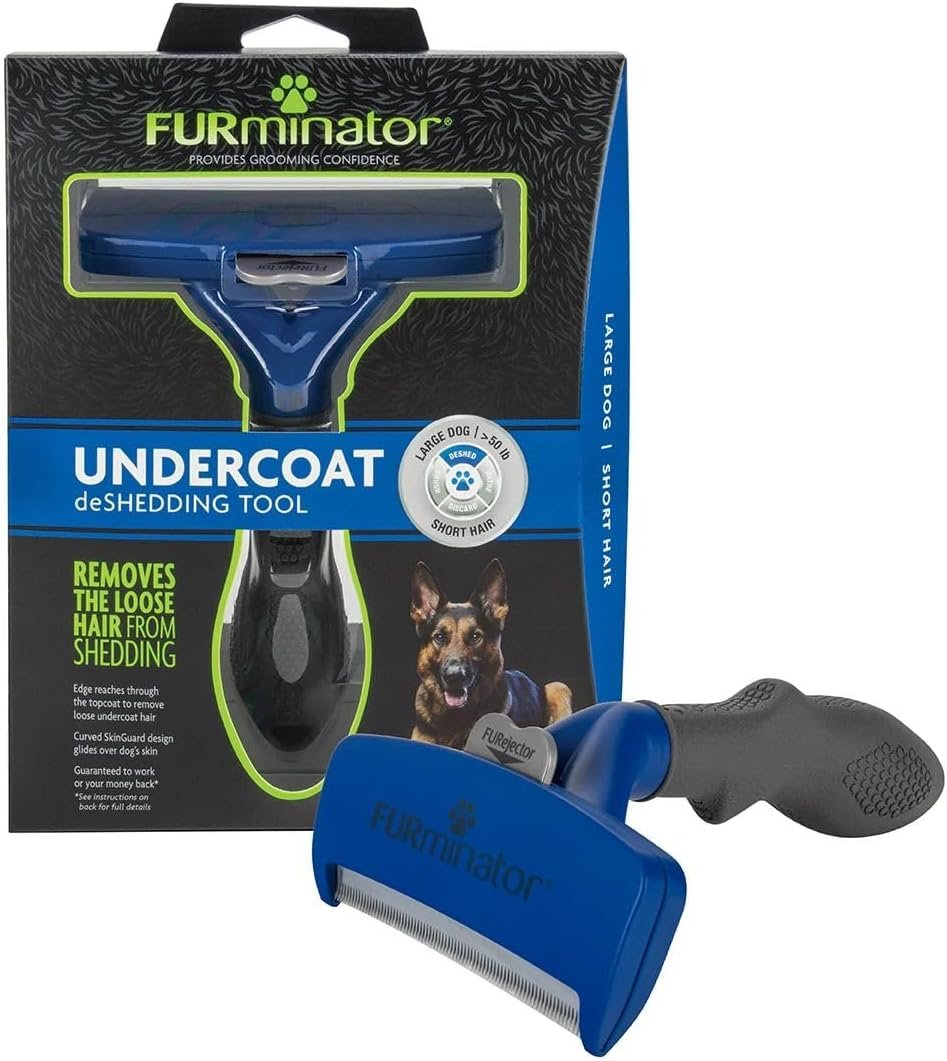 FURminator Large Dog Undercoat deShedding Tool for Short Hair