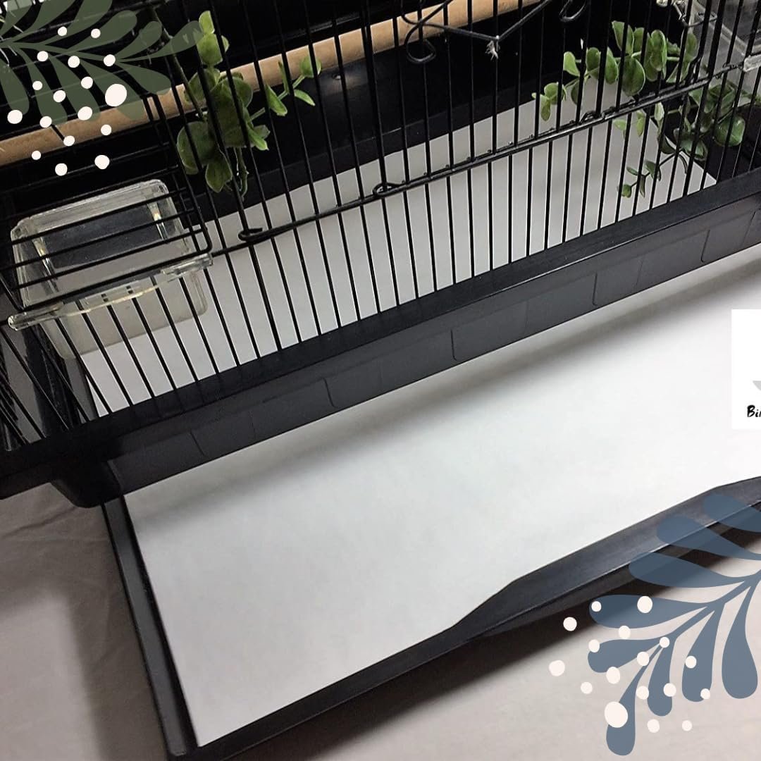 Bird Cage Liners – POLY COATED-Medium Cages-Custom Sizes-60, 100,150 Sheets