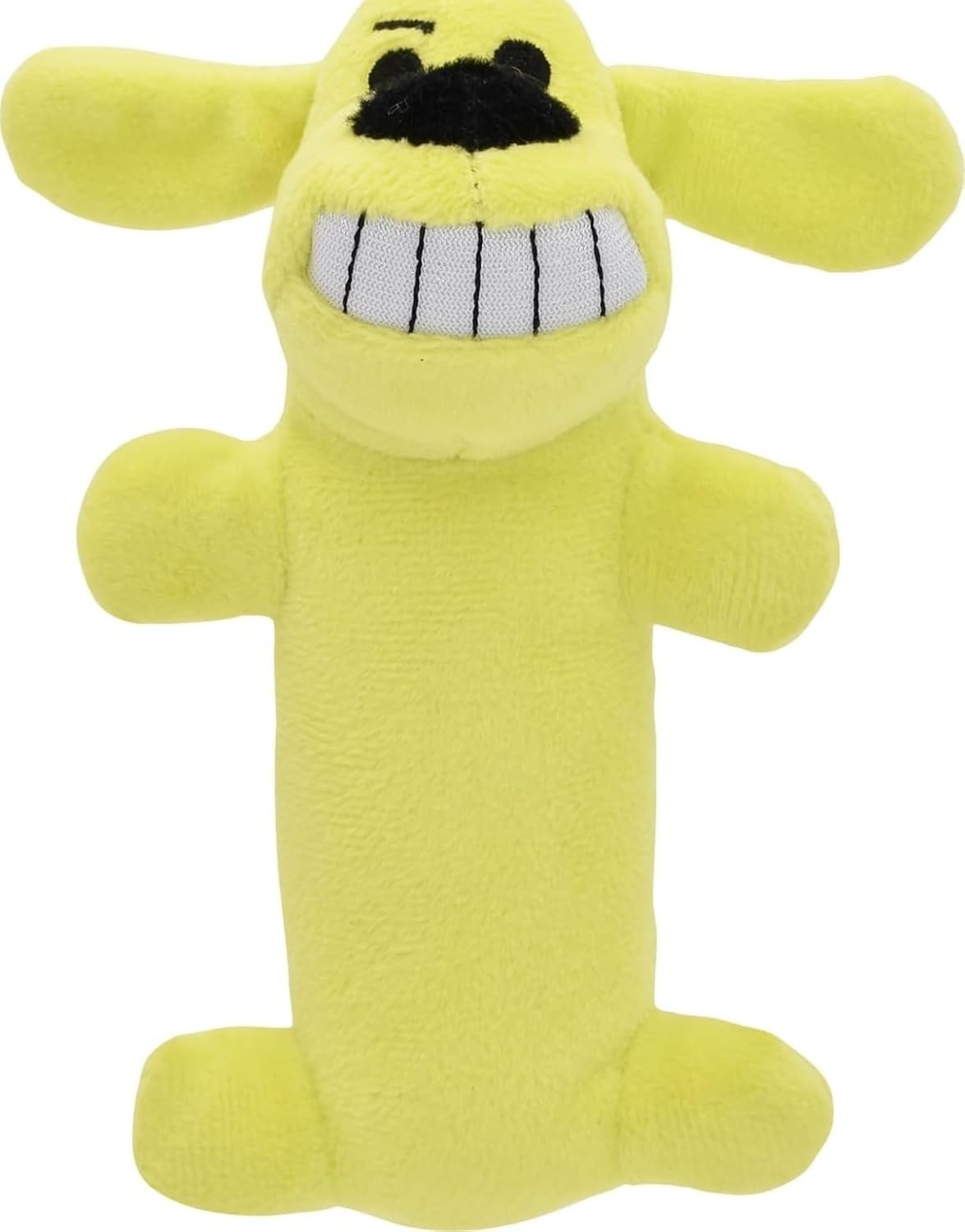 Multipet Original Loofa Dog Plush Toy – Squeaky Toy for All Dogs – Extra Soft Plush – Stuffed Animal Dog Toys for Playing (1 Count, 6”, Random Color Surprise)
