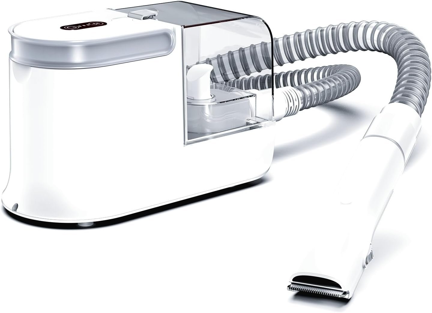 Dog Grooming Vacuum, Dog Grooming Kit with Pet Clipper Nail Grinder, 3 Suction Modes Dog Brush Vacuum with 6 Pet Grooming Tools (White)