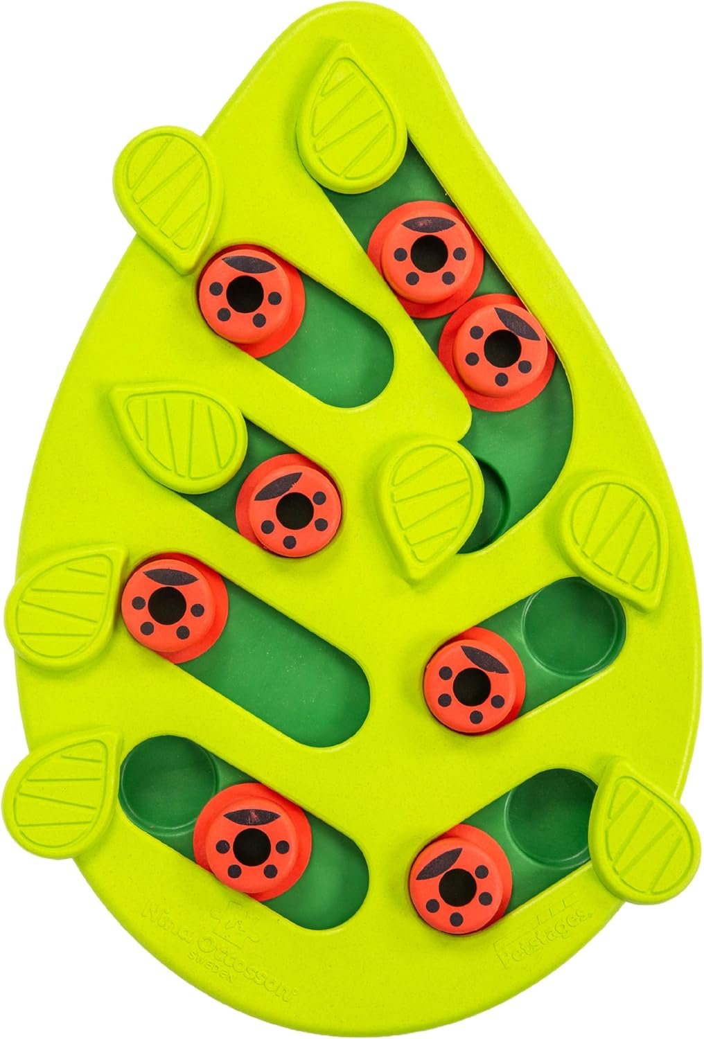 Catstages Nina Ottosson Buggin’ Out Puzzle & Play Cat Toy Treat Puzzle, 14″ | Level 2 Intermediate, 16 Hidden Treat Cups, Problem Solving, Interactive Enrichment, Slow Feeder, Indoor Cats & Kittens