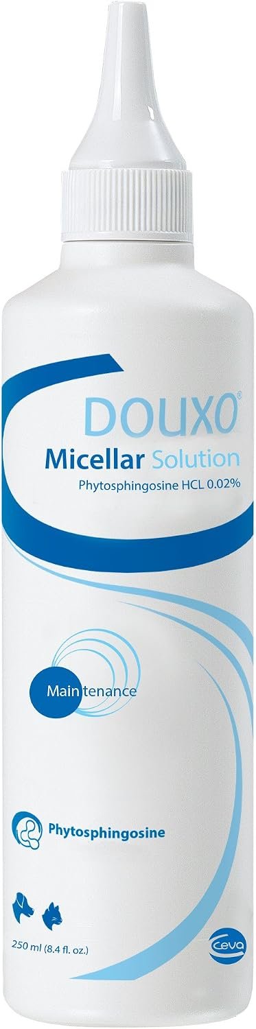 Sogeval Douxo Micellar Ear Cleansing Solution for Pets, 8.4-Ounce