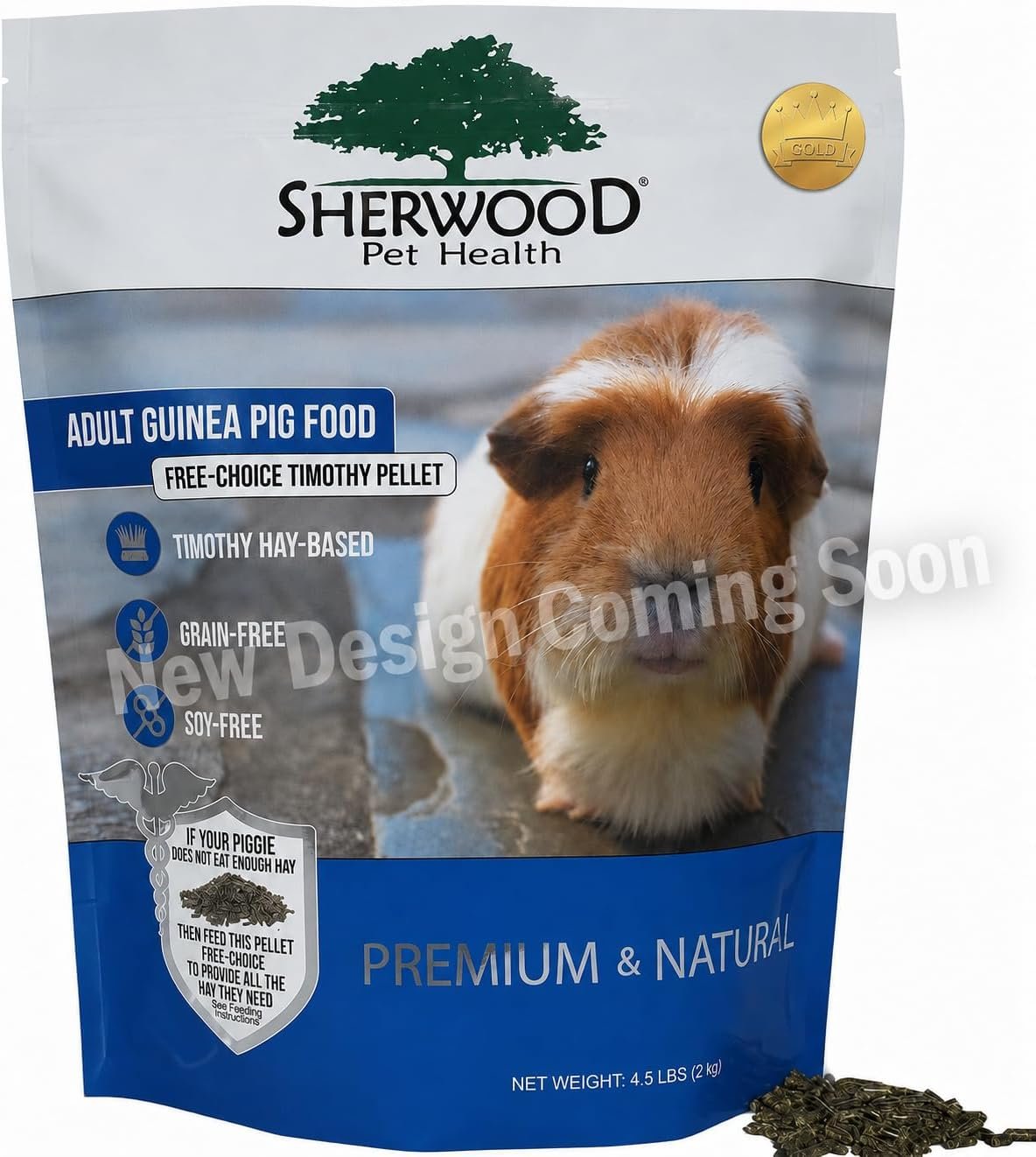Adult Guinea Pig Food – Free Choice Timothy Pellet-4.5lbs