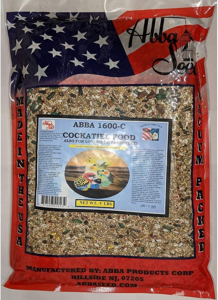 Abba 1600-C Cockatiel Seed Diet 5 Lb