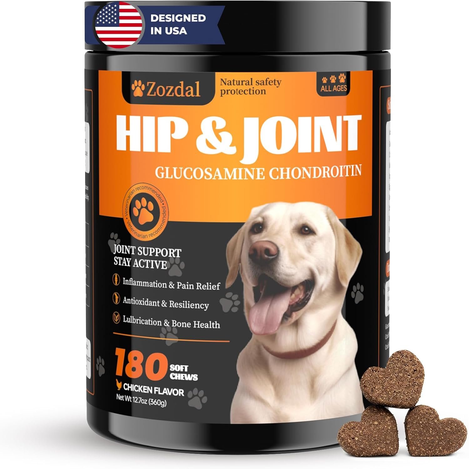 Joint Supplement for Dogs, Glucosamine Chondroitin, LAO2