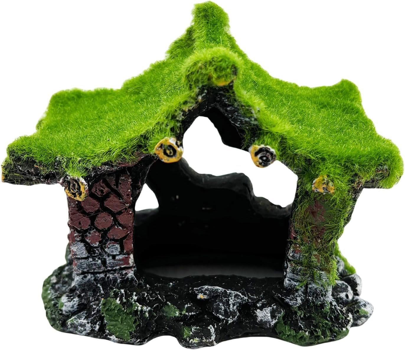 Aquarium Decoration House Resin Hideout Small Betta Fish Shrimp Tank Hide