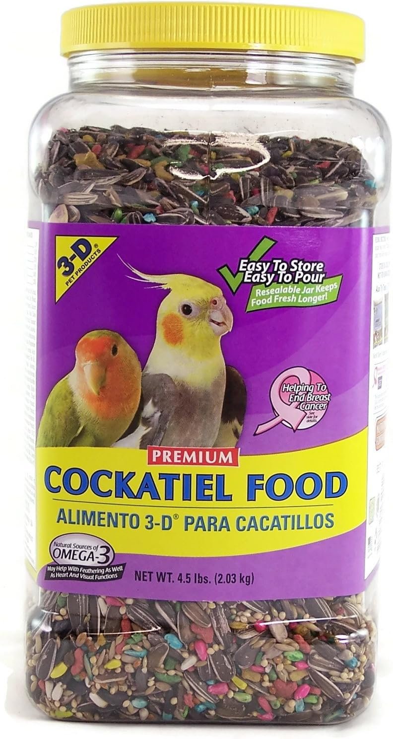 3D Cockatiel Bird Seed (4.5 lbs.)