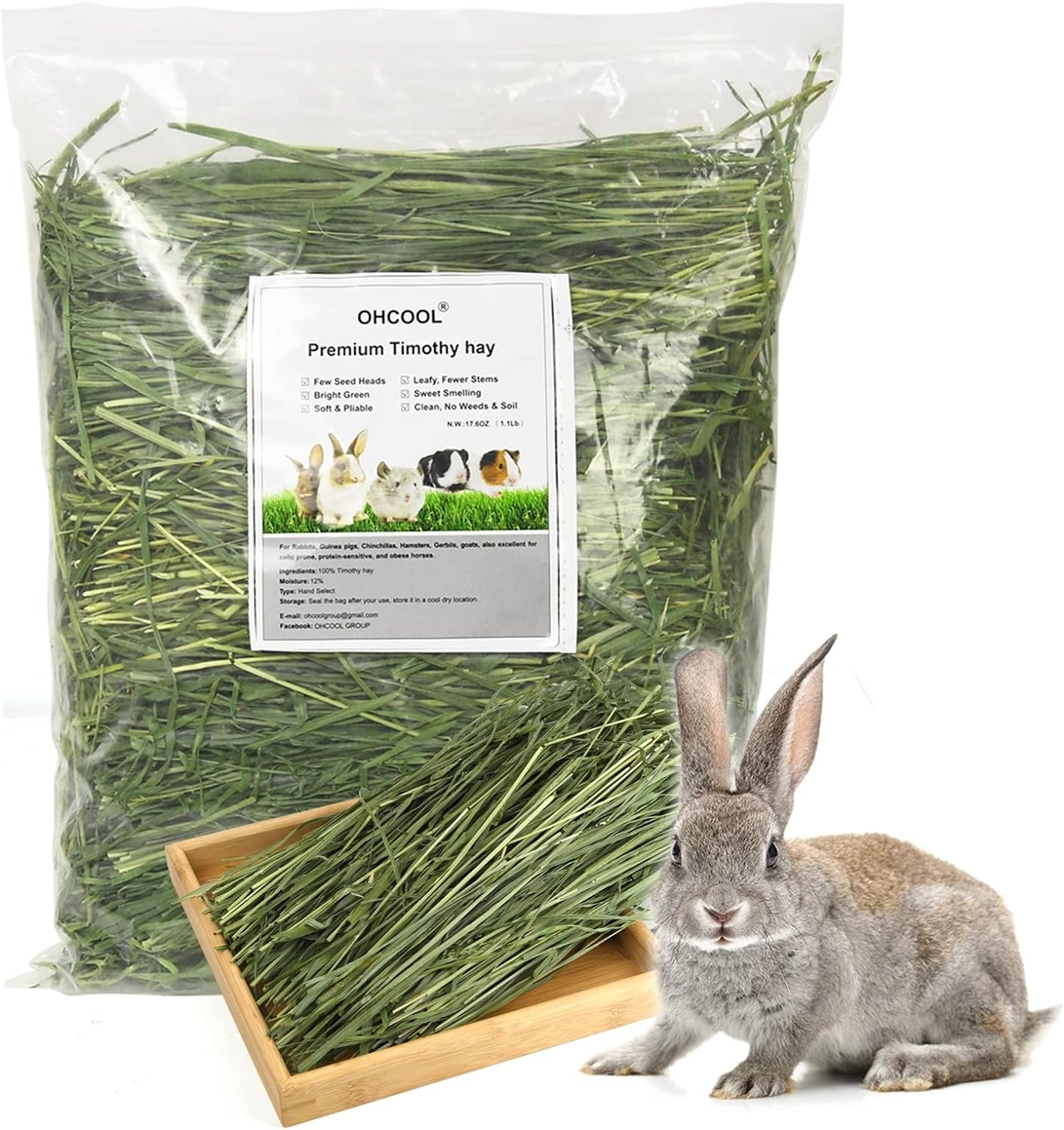 Timothy Hay, 1.1LB Small Pet Feed
