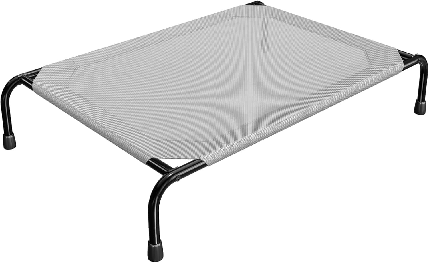Simple Trending Raised Dog Bed for Large Dogs, Waterproof XL Dog Cot, Grey