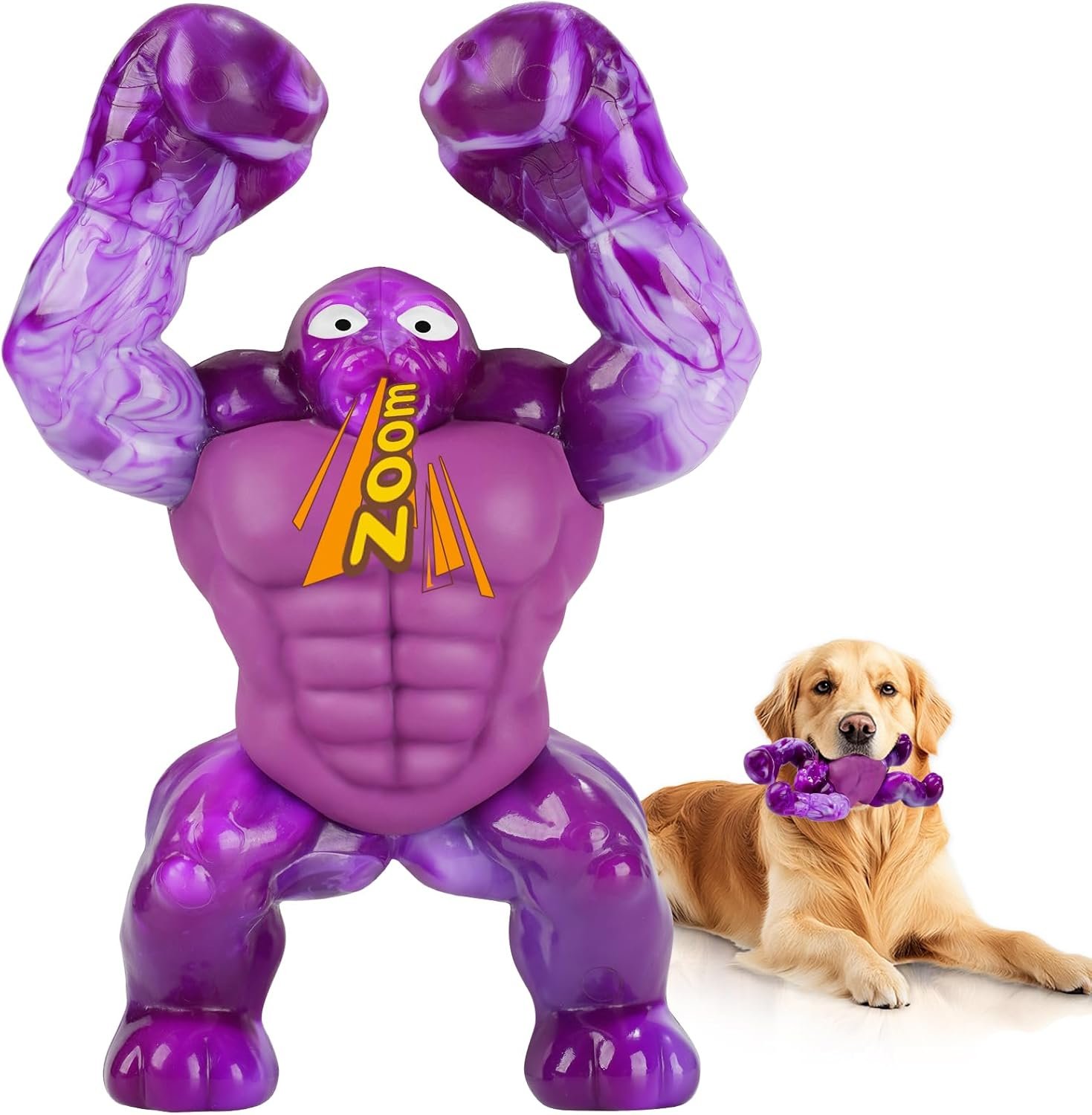 Furdog Dog Toys for Aggressive Chewers Indestructible Dog Toy for Large Dogs Tough Dog Toys to Keep Them Busy