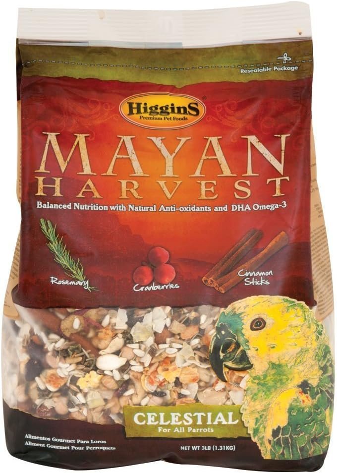 Higgins 466213 Mayan Harvest Celestial For All Parrots – 3 Pound | Mayan Harvest For All Parrots