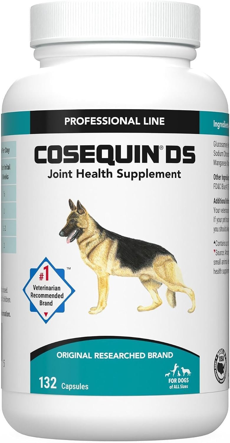Nutramax Cosequin Joint Supplement for Dogs, Easy Sprinkle Capsule, 132ct | Joint Support, Glucosamine for Dogs, Chondroitin, Easy Sprinkle Capsules, Sprinkle on Food, All Ages