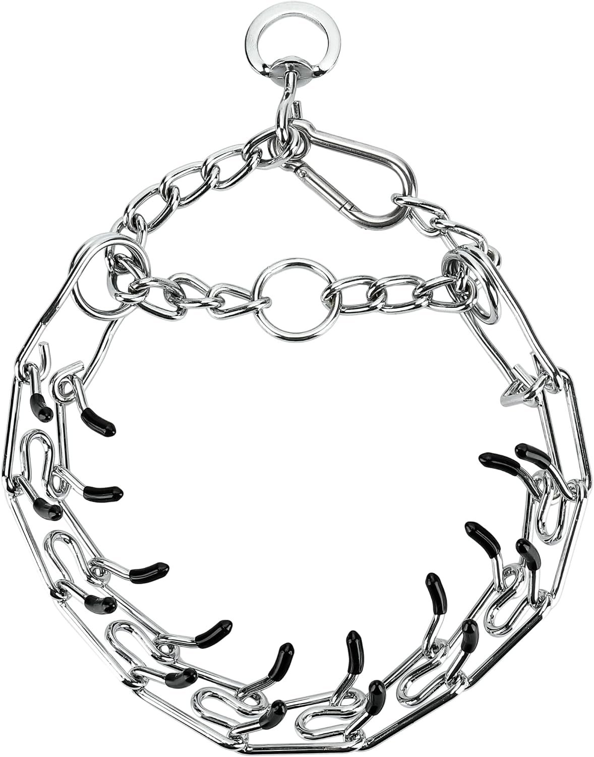 DEYACE Prong Collar for Dogs Stainless Steel Dog Pinch Collar