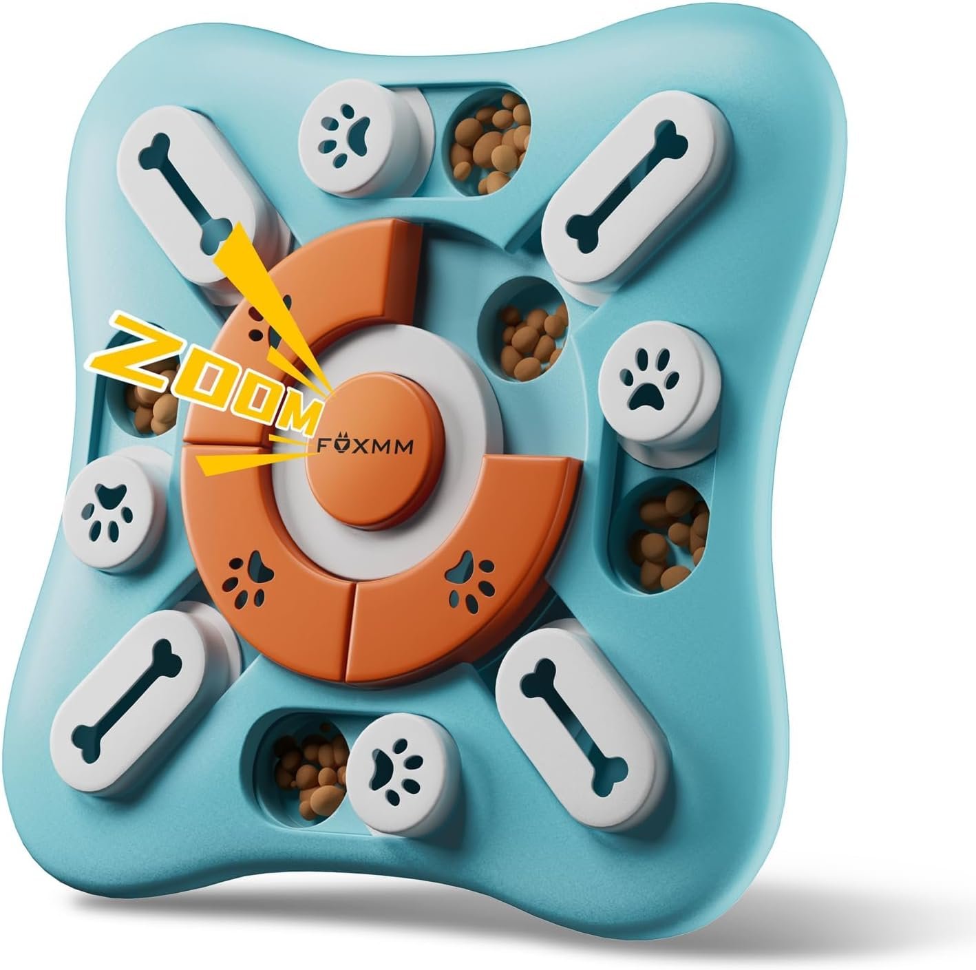 FOXMM Interactive Dog Treat Puzzle Toys for IQ Training&Mental Stimulating