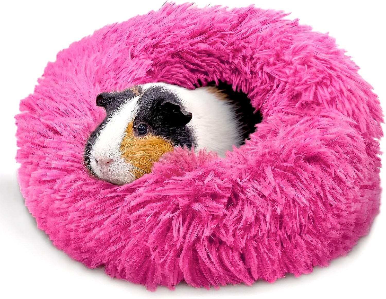 Paw Inspired Furr-O Burrowing Pet Bed Enrichment, Removable Base, Pink