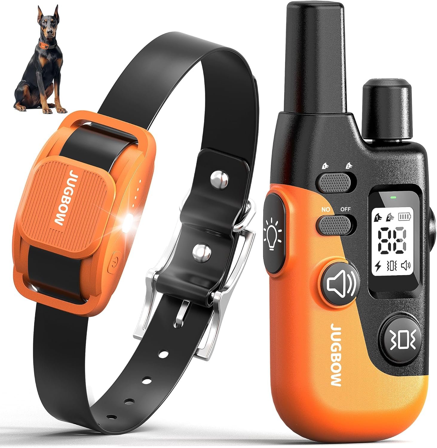 Dog Shock Collar- 4200FT Dog Training Collar with Remote for 10-120lbs Small Medium Large Dog, IPX8-Waterproof Rechargeable E-Collar with LED Light