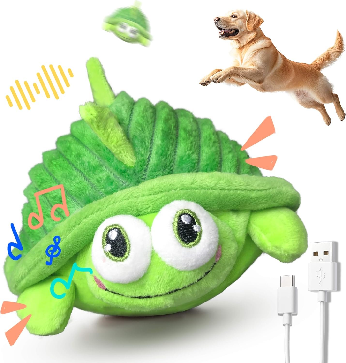 GUKCO Interactive Moving Dog Toys to Keep Dogs Engaged (Turtle)