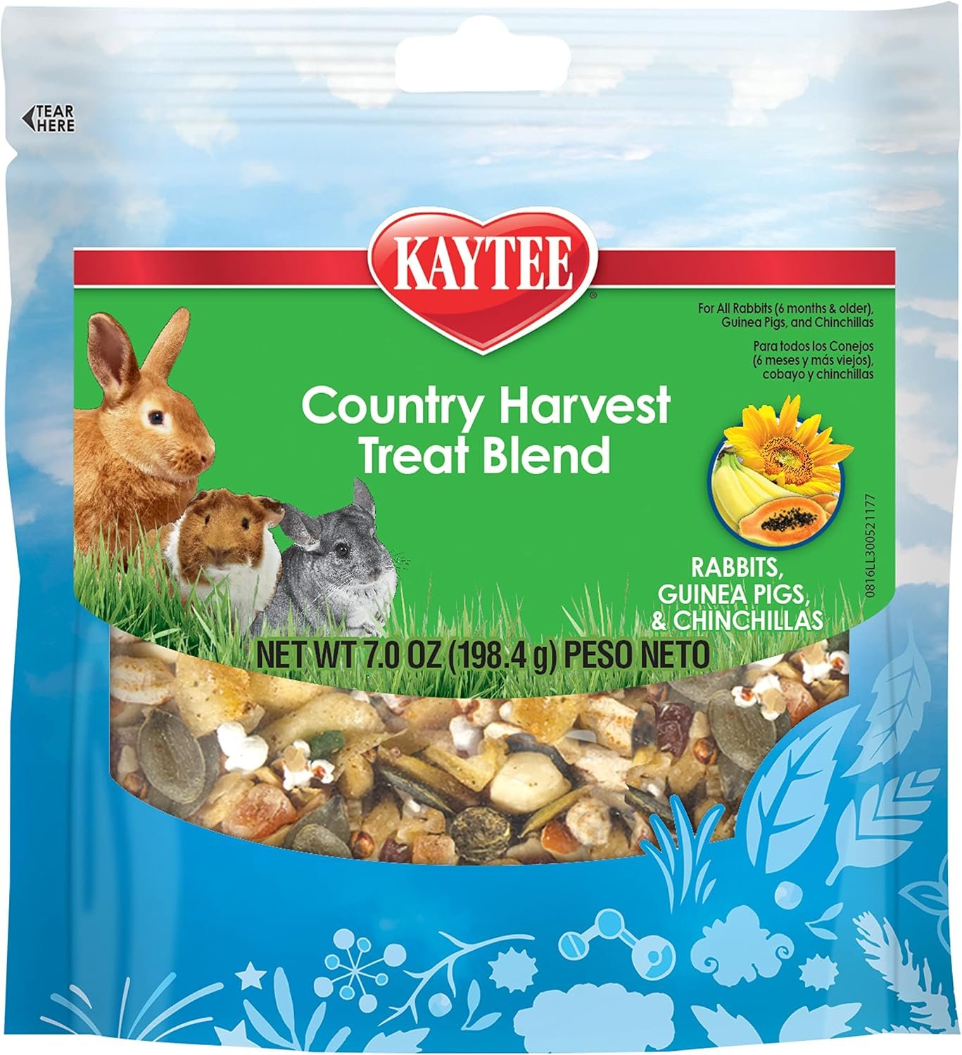Kaytee Country Harvest Treat Blend for Rabbits, Guinea Pigs and Chinchillas