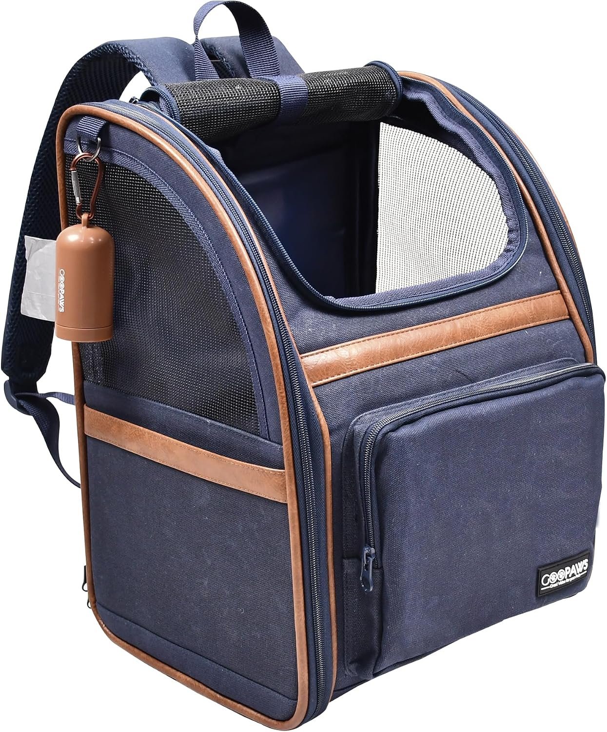 Jespet Pet Backpack Carrier for Small Dog, Soft Car Bed Ideal for Traveling