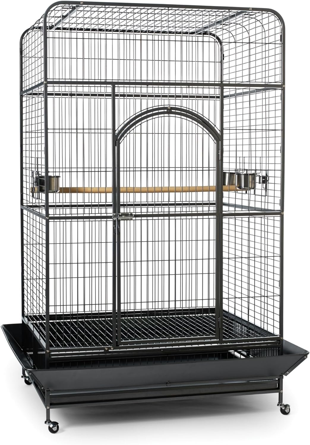 Prevue Pet Products Empire Bird Cage, X-Large, Black Hammertone,46″ L x 36″ W x 78 1/4″ H