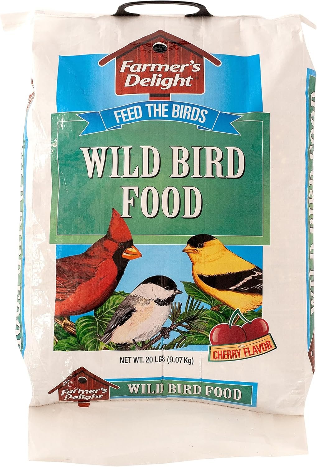 Wagner’s 53003 Farmer’s Delight Wild Bird Food with Cherry Flavor, 20-Pound Bag