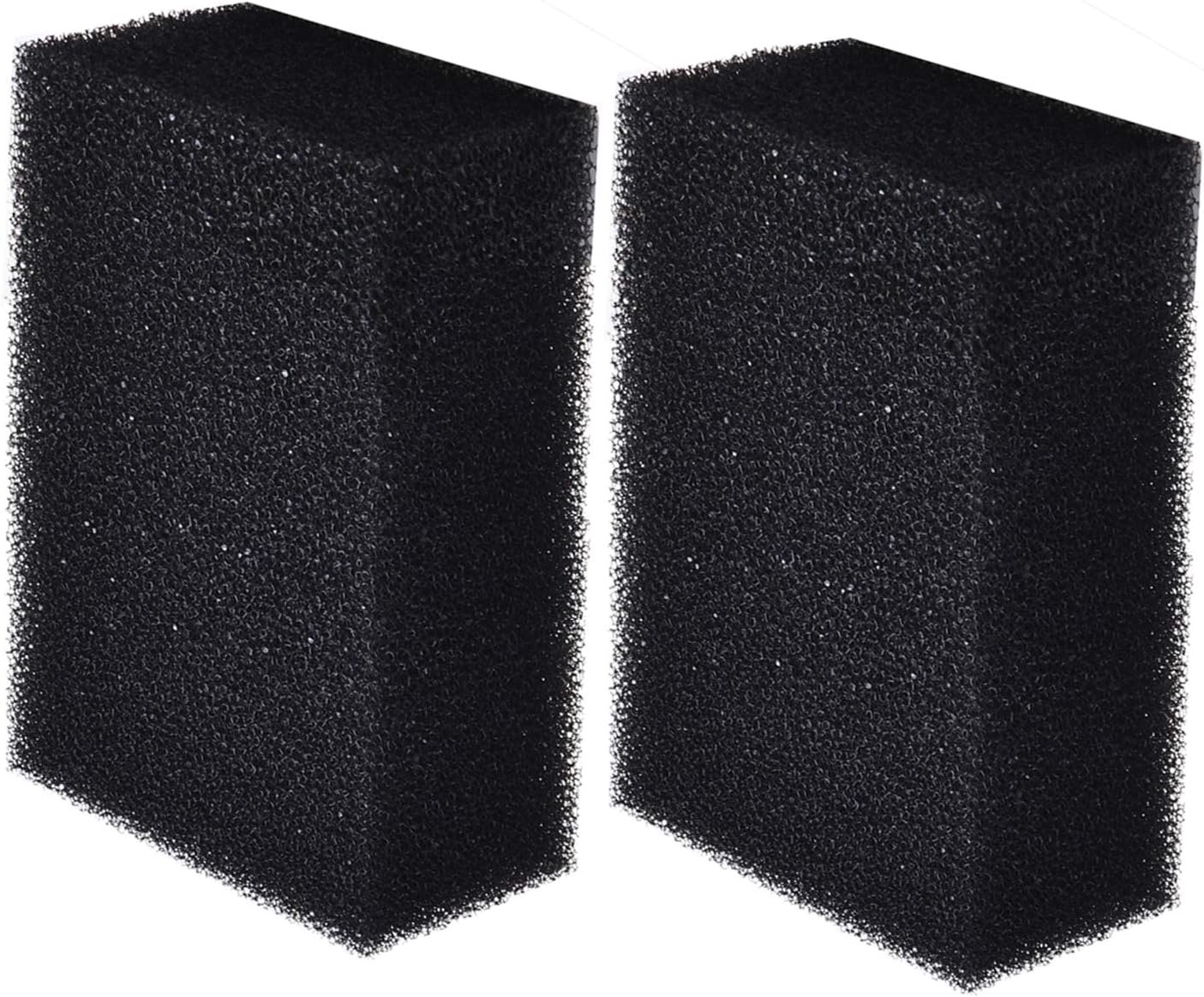 Hipanda Bio Sponge Filter Foam Sponges Pad, 7.5″ x 4.7″ x 2.75″, 2pcs | Bio Sponge Filter Media Pad, Cut-to-Size Foam, For Aquarium Fish Tank