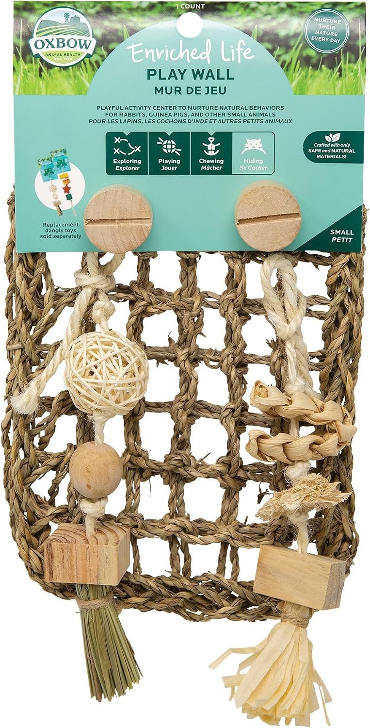 Oxbow Play Wall, Rabbit & Guinea Pig Toys, Guinea Pig Accessories, Small