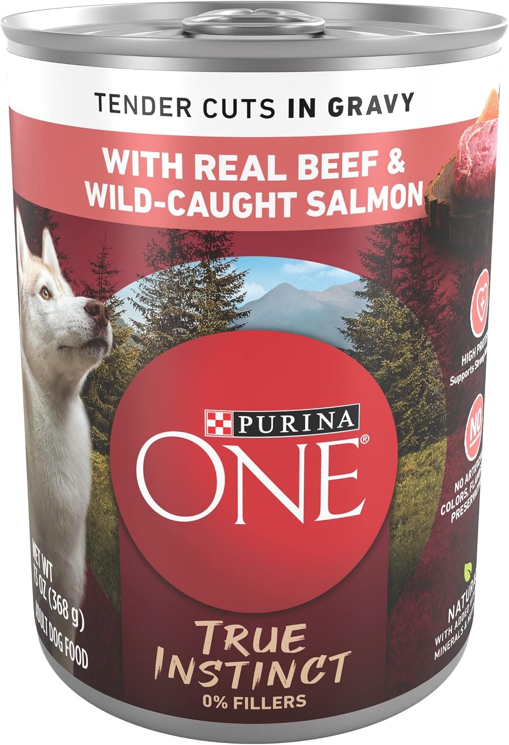 Purina ONE True Instinct High Protein Wet Dog Food, (12) 13 oz Cans