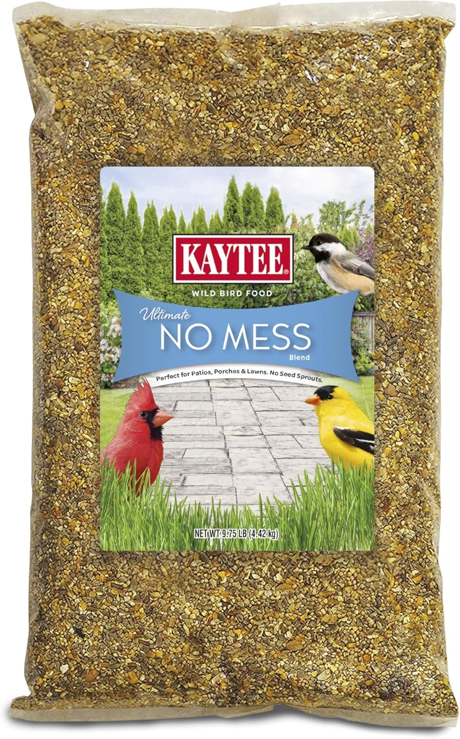 Kaytee Ultimate Birder’s Blend Food, Wild Bird Seed, 9.75 Pounds | Attract more songbirds, bird food for outside feeders, cardinal bird food, safflower, peanuts